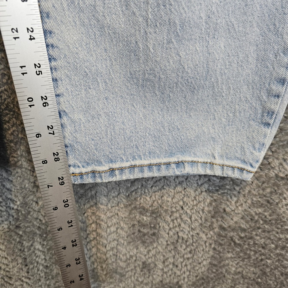 Wild Fable Womens Light Wash High Rise Baggy Distressed Wide Leg Jeans Size 00 - Picture 4 of 8